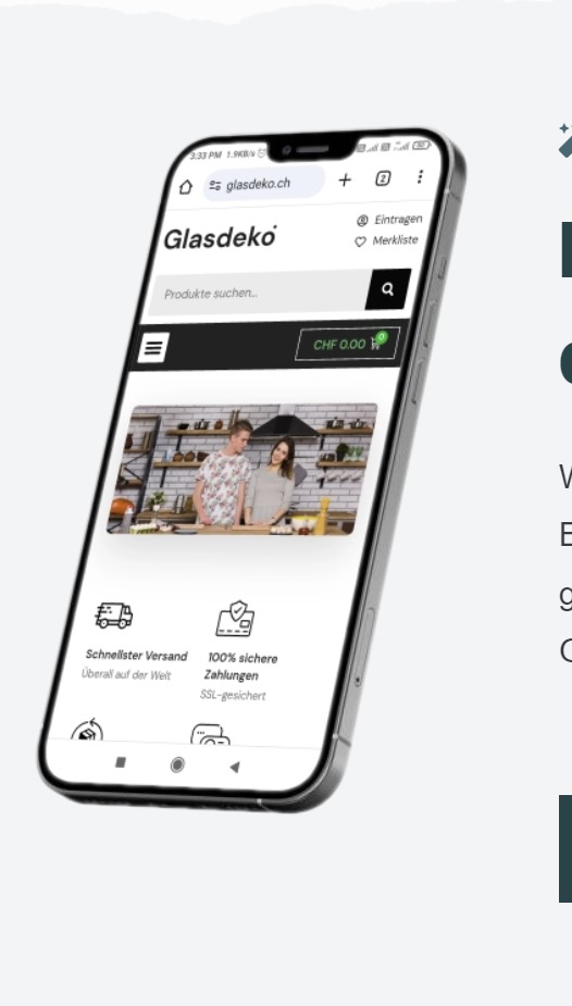 Glasdeko – Küche & Wohnen